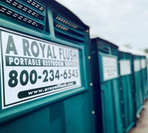 A Royal Flush Bridgeport Portable Toilets per Person